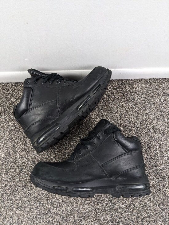 Nike Air Max ACG Goadome Boots Black 865031-009 Leather Waterproof Mens 10